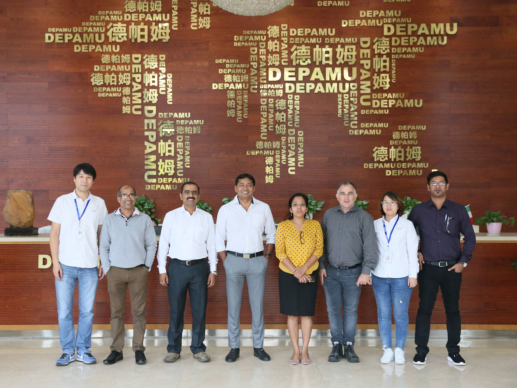 金秋十月，有朋自印度來--印度項目業(yè)主前來德帕姆考察驗貨